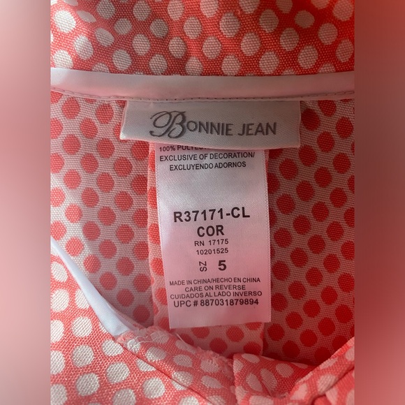 NEW BONNIE JEAN COAT SIZE 5 - Picture 2 of 3